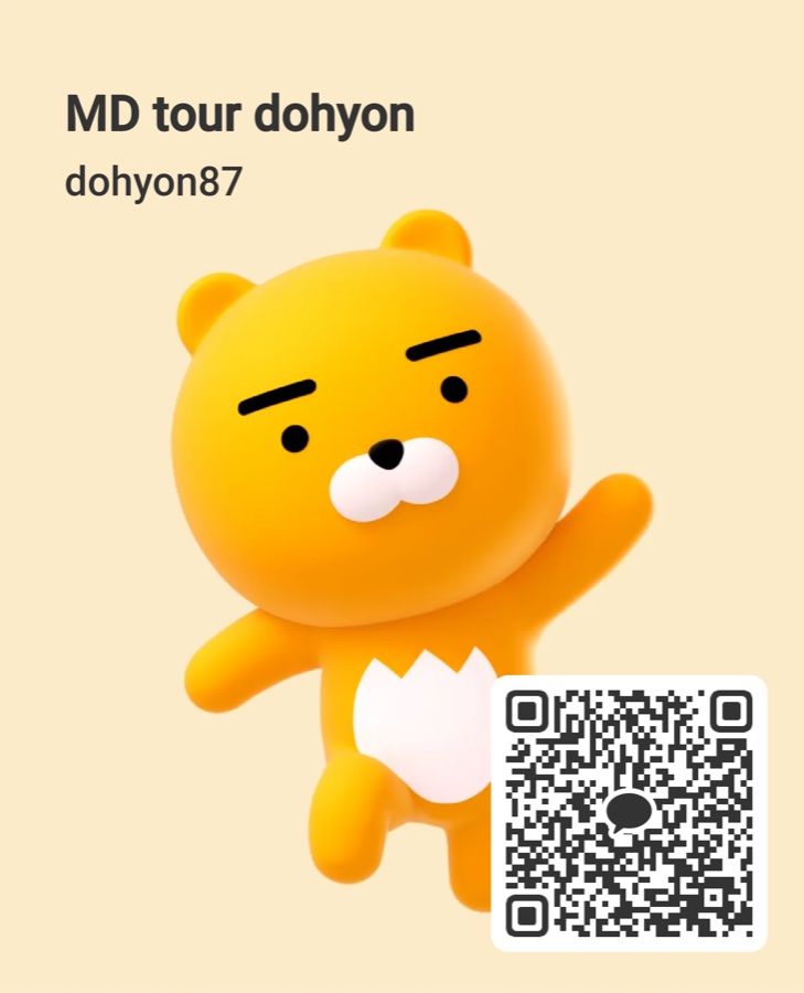 MD TOUR 카카오톡 dohyon87 친구 추가 QR코드